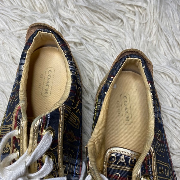 Coach Women's Barrett Sneakers slip-on Multicolor - Picture 4 of 9